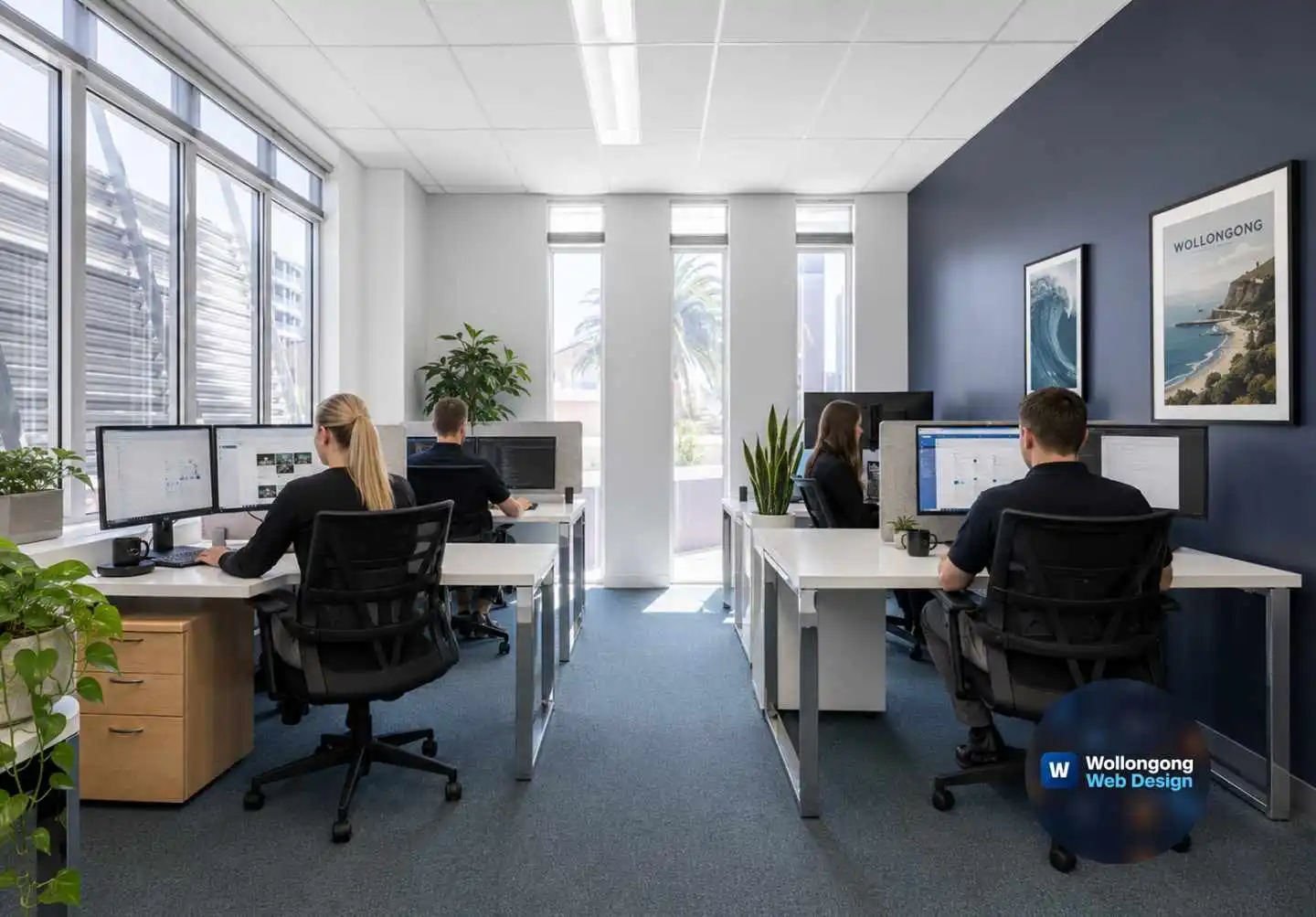 Wollongong Web Design Co team at work